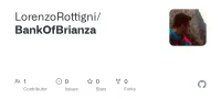 Screenshot des GitHub-Repositories BankOfBrianza