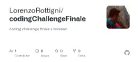 Screenshot des GitHub-Repositories codingChallengeFinale