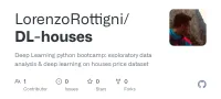 Screenshot des GitHub-Repositories DL-houses