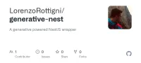 Screenshot des GitHub-Repositories generative-nest