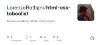 Screenshot des GitHub-Repositories html-css-toboolist