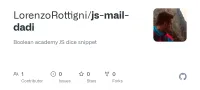 Screenshot des GitHub-Repositories js-mail-dadi