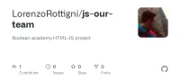 Screenshot des GitHub-Repositories js-our-team