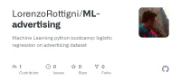 Screenshot des GitHub-Repositories ML-advertising