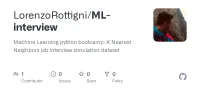 Screenshot des GitHub-Repositories ML-interview
