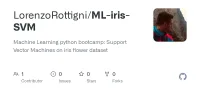 Screenshot des GitHub-Repositories ML-iris-SVM
