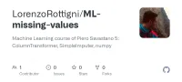 Screenshot des GitHub-Repositories ML-missing-values