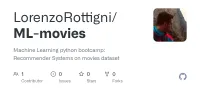 Screenshot des GitHub-Repositories ML-movies