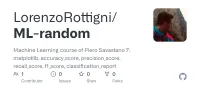 Screenshot des GitHub-Repositories ML-random