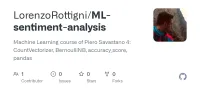 Screenshot des GitHub-Repositories ML-sentiment-analysis