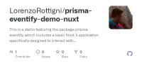 Screenshot des GitHub-Repositories prisma-eventify-demo-nuxt