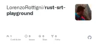 Screenshot des GitHub-Repositories rust-srt-playground