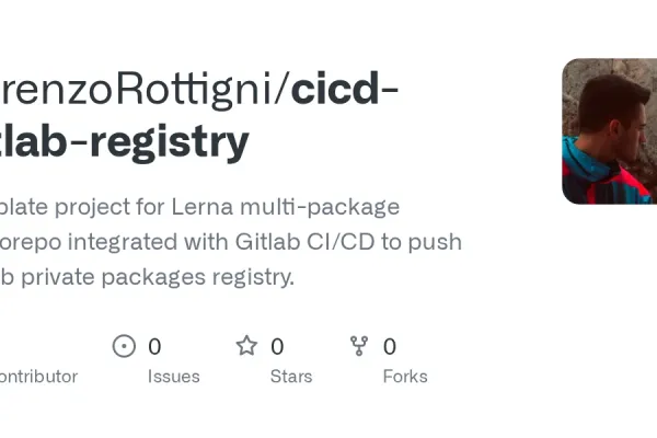 cicd-gitlab-registry GitHubリポジトリのスクリーンショット