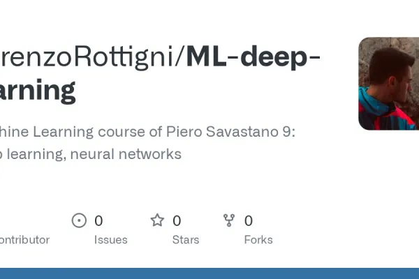 Screenshot des GitHub-Repositories ML-deep-learning