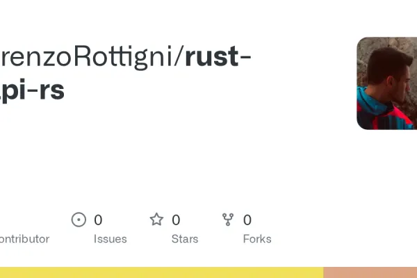 Screenshot des GitHub-Repositories rust-napi-rs