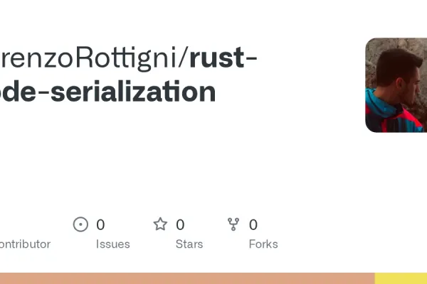 rust-node-serialization GitHub 仓库截图